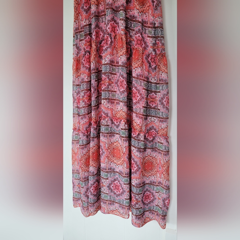 Rabbit Rabbit Rabbit Designs Geometric Pattern Maxi Dress Size 16 - Picture 4 of 10
